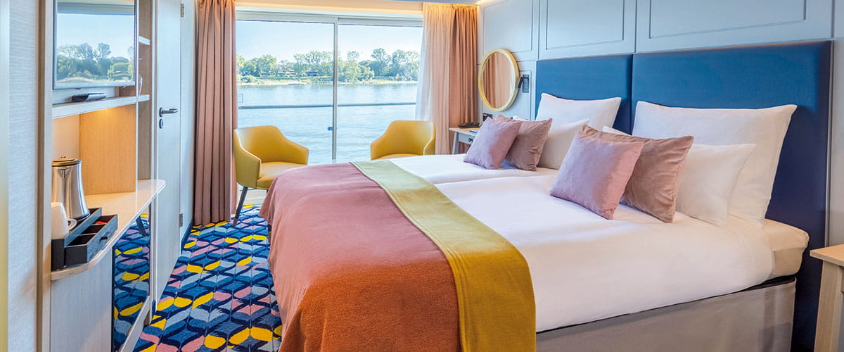 A French Balcony Cabin on Spirit of the Rhine
